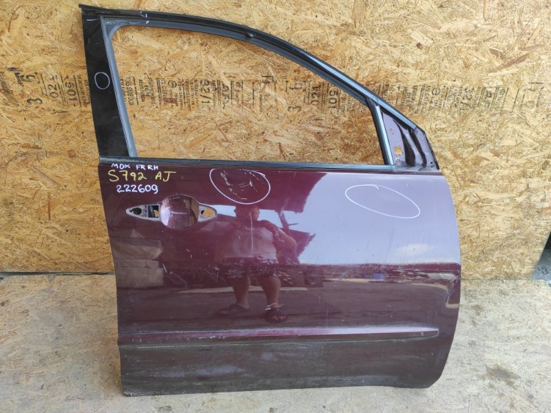 Дверь передняя правая ACURA MDX (YD2) 06-13 2009 Внедорожник 3.7 J37A1 67010-STX-A90ZZ Б/У