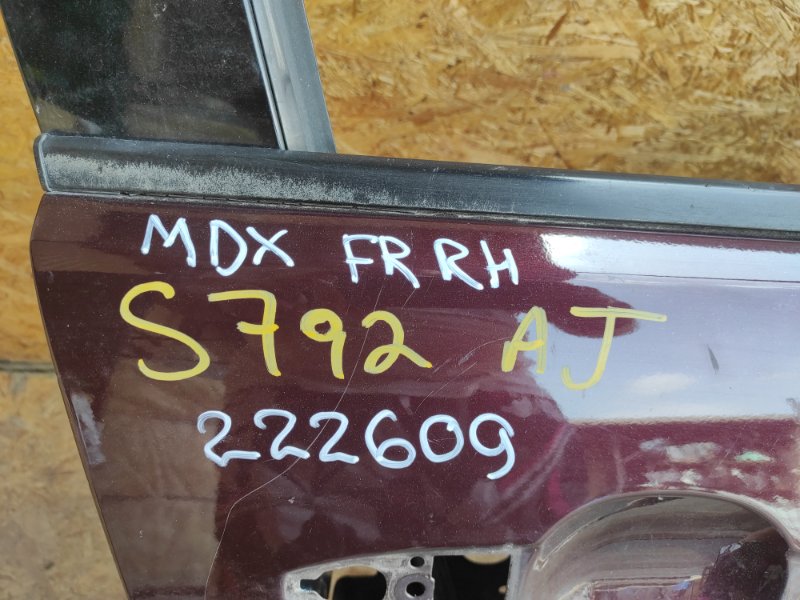 Дверь передняя правая MDX (YD2) 06-13 2009 Внедорожник 3.7 J37A1