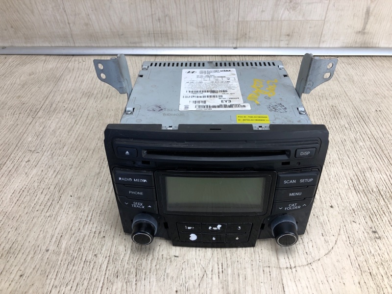 Магнитола HYUNDAI SONATA YF 10-14 2012 YF 2.4 G4KK 96180-3Q6004X Б/У