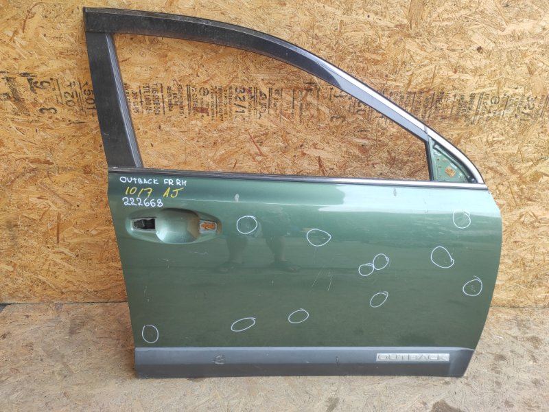 Дверь передняя правая SUBARU OUTBACK 09-14 BR 2010 2.5 EJ253 60009AJ02A9P Б/У