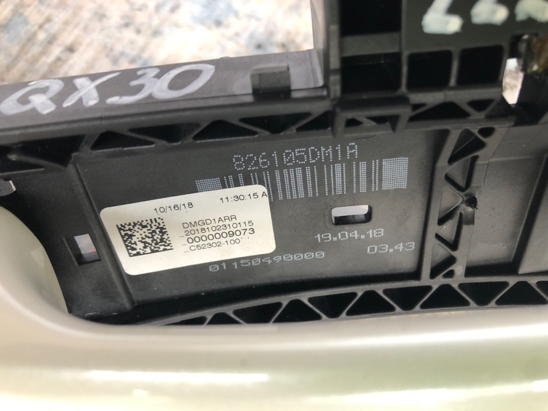 Ручка двери наружная задняя правая QX30 16-20 2019 Внедорожник 2.0 20PET