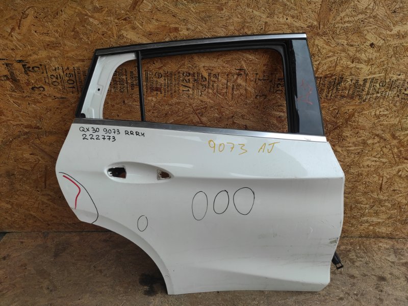 Дверь задняя правая INFINITI QX30 16-20 2019 Внедорожник 2.0 20PET HBA00-5DAMA Б/У