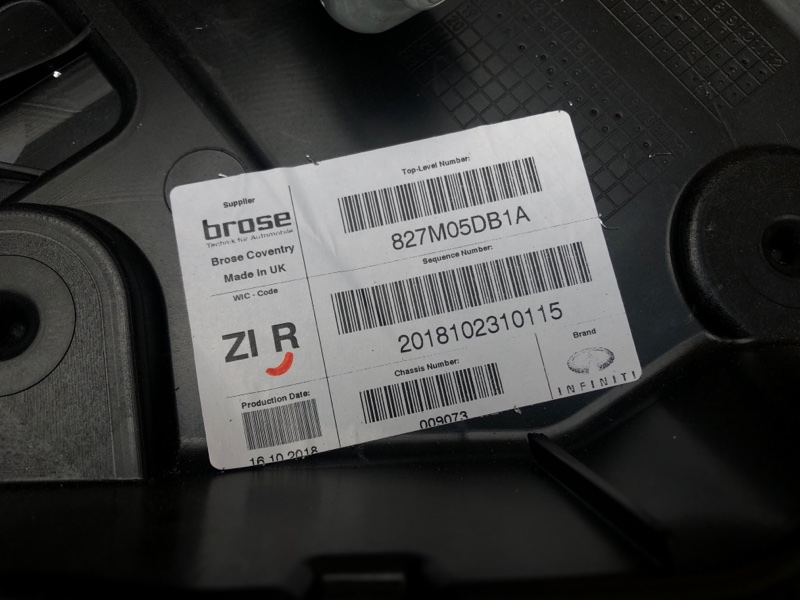 Стеклоподъемник задний правый QX30 16-20 2019 Внедорожник 2.0 20PET Стеклоподъемник задний правый QX30 16-20 2019 Внедорожник 2.0 20PET