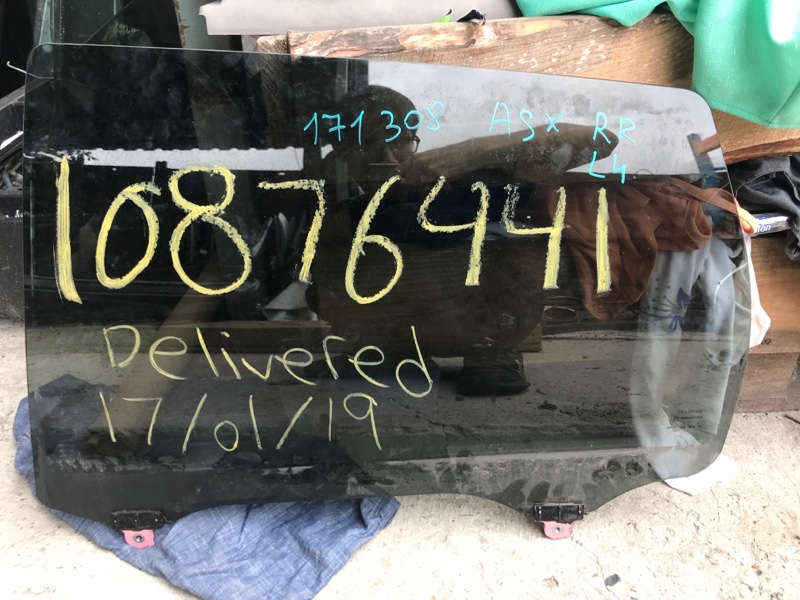 Стекло двери заднее левое MITSUBISHI ASX / OUTLANDER SPORT 10-21 5736A253 Б/У