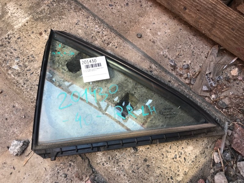 Стекло двери глухое заднее левое TOYOTA CAMRY 40 06-11 Б/У