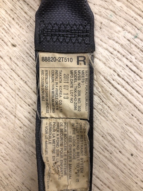 Ремень безопасности передний правый KIA OPTIMA TF 11-16 TF 2.4 G4KJ