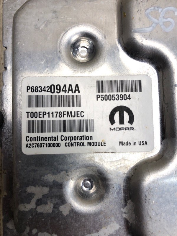 Блок управления двигателем RENEGADE (BU) 14- 2018 BU 2.4 ED6 Блок управления двигателем RENEGADE (BU) 14- 2018 BU 2.4 ED6