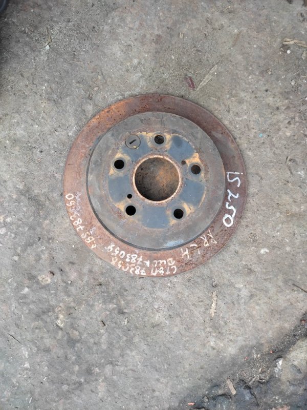 Тормозной диск задний LEXUS IS250/350 05-13 42431-30280 Б/У