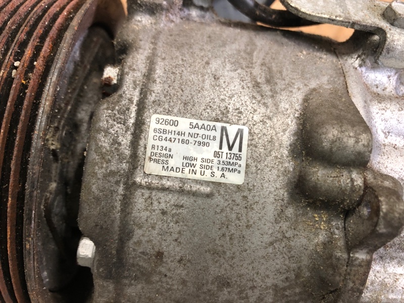 Компрессор кондиционера MURANO Z52 14- 2016 Внедорожник 3.5 VQ35DE