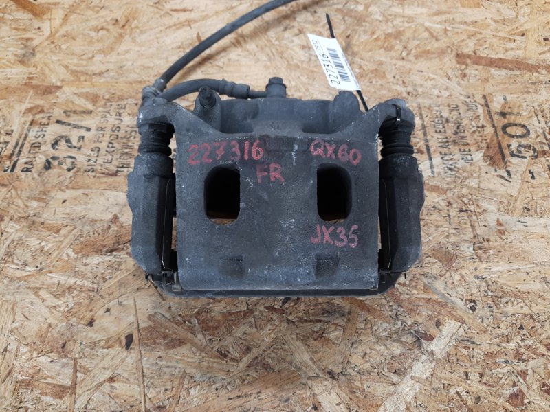 Суппорт тормозной передний правый INFINITI QX60/JX35 12-20 2013 Внедорожник 3.5 41001-3JA0A Б/У