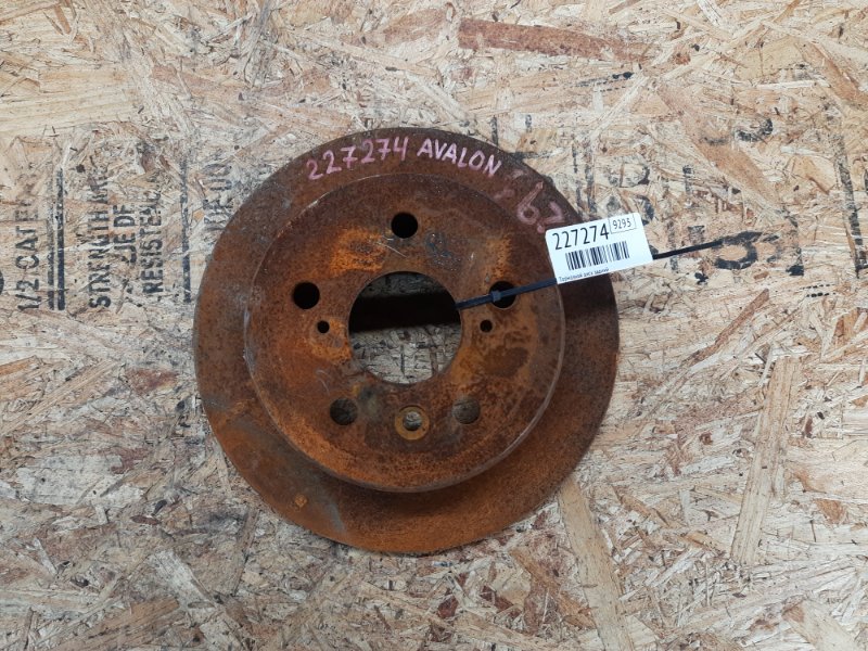 Тормозной диск задний TOYOTA AVALON 05-12 2007 Седан 3.5 2GR-FE 42431-06051 Б/У