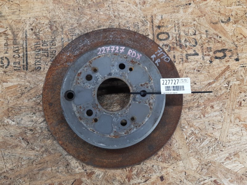 Тормозной диск задний ACURA RDX 06-12 2008 Внедорожник 2.3 42510-STK-A00 Б/У