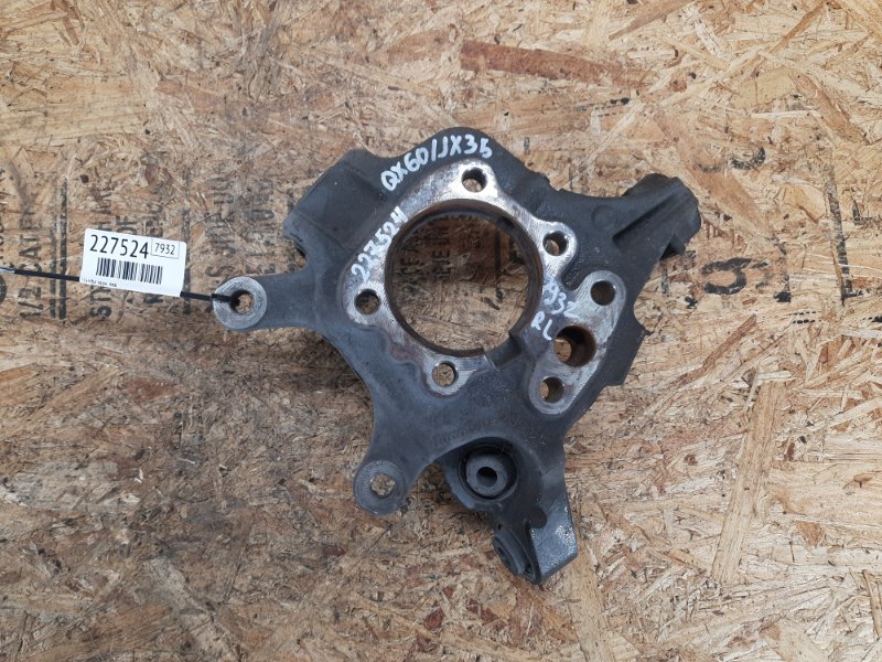 Цапфа задняя левая INFINITI QX60/JX35 12-20 2013 Внедорожник 3.5 43019-1AA0A Б/У