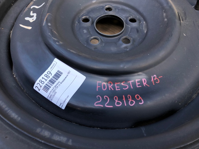 Диск колесный (докатка) FORESTER 12-19 2015 Внедорожник 2.5 FB25B
