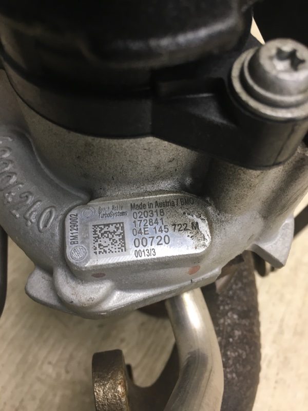 Турбина JETTA USA 18- 2018 JEM 1.4 DGXA Турбина JETTA USA 18- 2018 JEM 1.4 DGXA