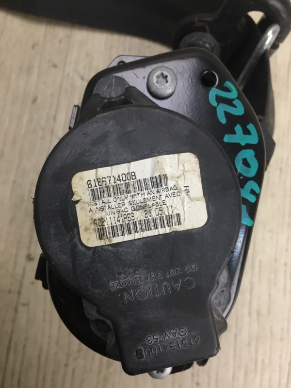 Ремень безопасности передний правый FOCUS 10-18 2011 BK 2.0 XQDA Ремень безопасности передний правый FOCUS 10-18 2011 BK 2.0 XQDA