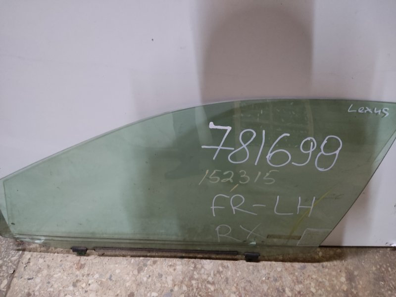 Стекло двери переднее левое LEXUS RX300/330/350/400 03-09 68102-48070 Б/У