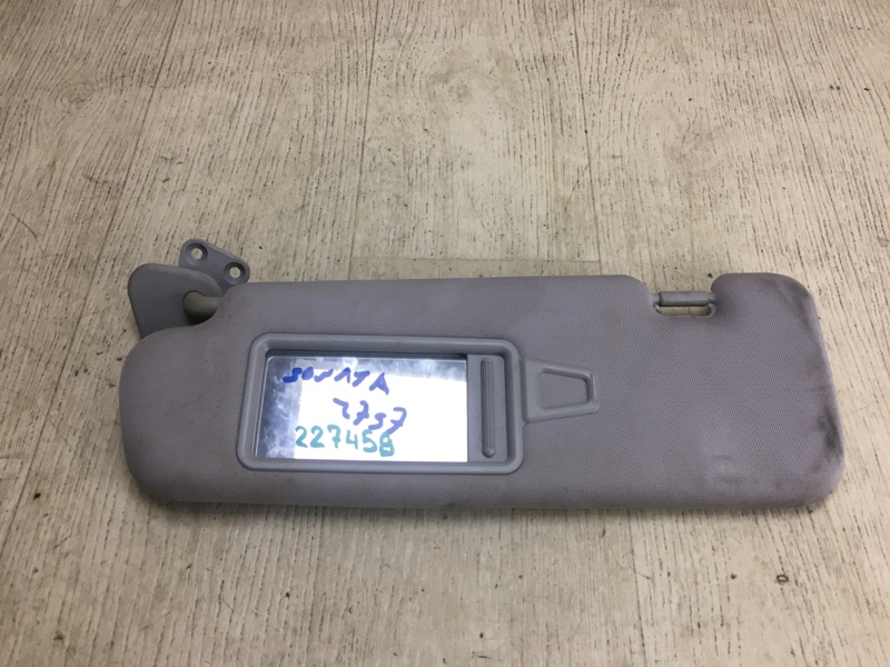 Козырек солнцезащитный левый HYUNDAI SONATA YF 10-14 2011 YF 2.4 G4KJ 85201-3Q021TX Б/У