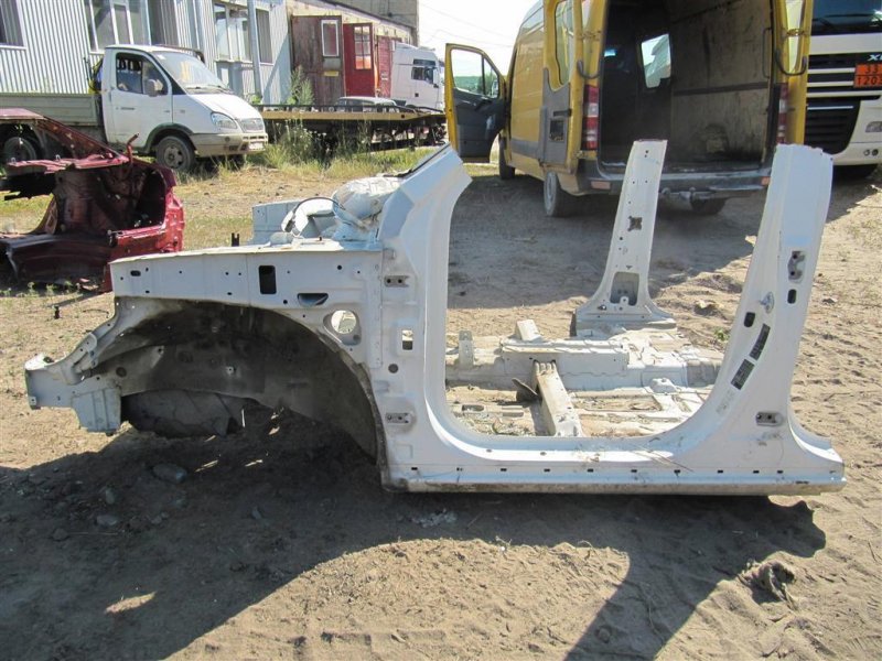 Стойка кузова средняя левая HYUNDAI SANTA FE (CM) 05-12 71401-0WB50 Б/У