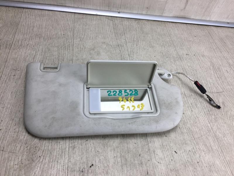 Козырек солнцезащитный правый FORD FOCUS 10-18 2015 CB8 2.0 XQDA DM5Z-5804104-EC Б/У