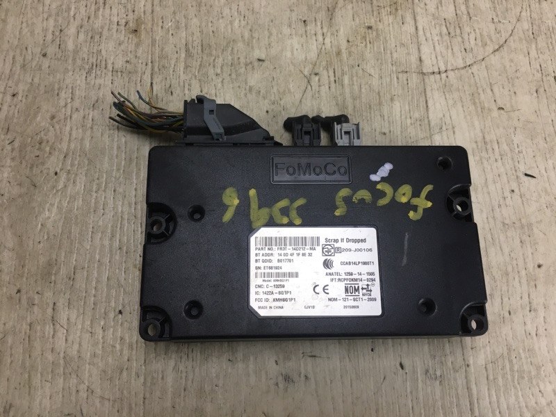 Блок управления мультимедиа FORD FOCUS 10-18 2015 CB8 2.0 XQDA FR3Z-14D212-MA Б/У