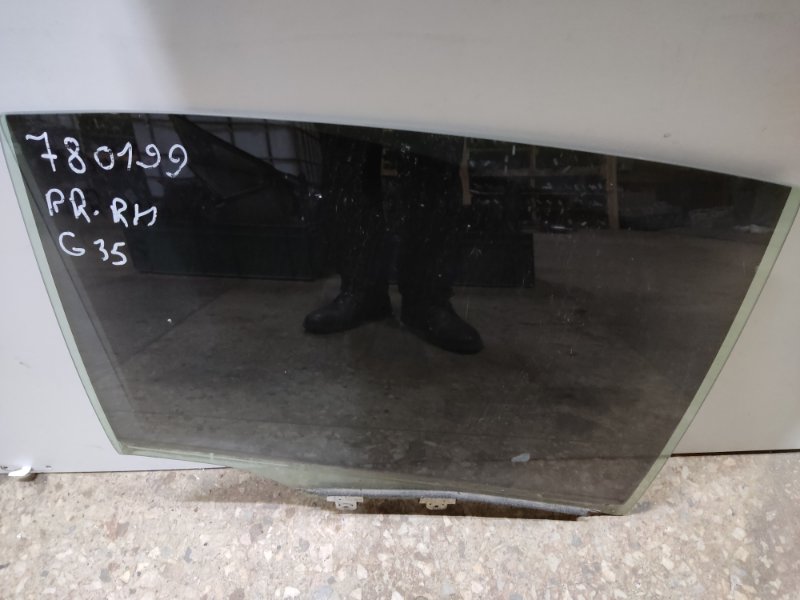 Стекло двери заднее правое INFINITI G25/G35/G37/Q40 06-14 82300-JK000 Б/У