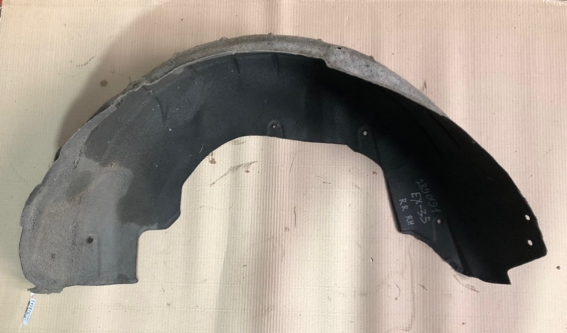 Подкрылок задний правый INFINITI EX35(37) 07-12 2008 Внедорожник 3.5 76748-1BA0A Б/У