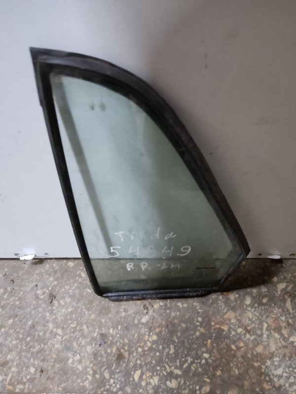 Стекло двери глухое заднее левое NISSAN TIIDA/VERSA C11 04-11 Седан 82263EL400 Б/У