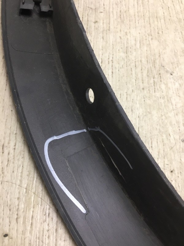 Накладка крыла (расширитель арки) передняя правая ESCAPE 12-19 2014 TM2 2.0 HDTX