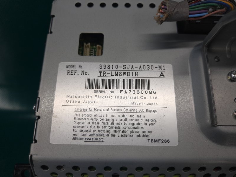 Монитор ACURA RL 05-12 Седан 3.5