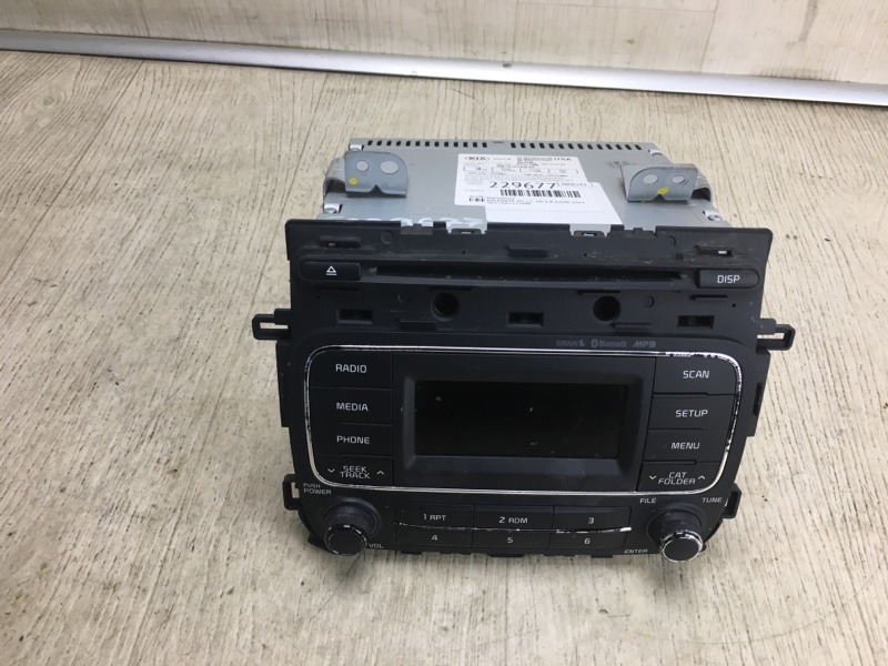 Магнитола KIA FORTE YD 12- 2015 YD 1.8 G4NB 96170-A7171WK Б/У