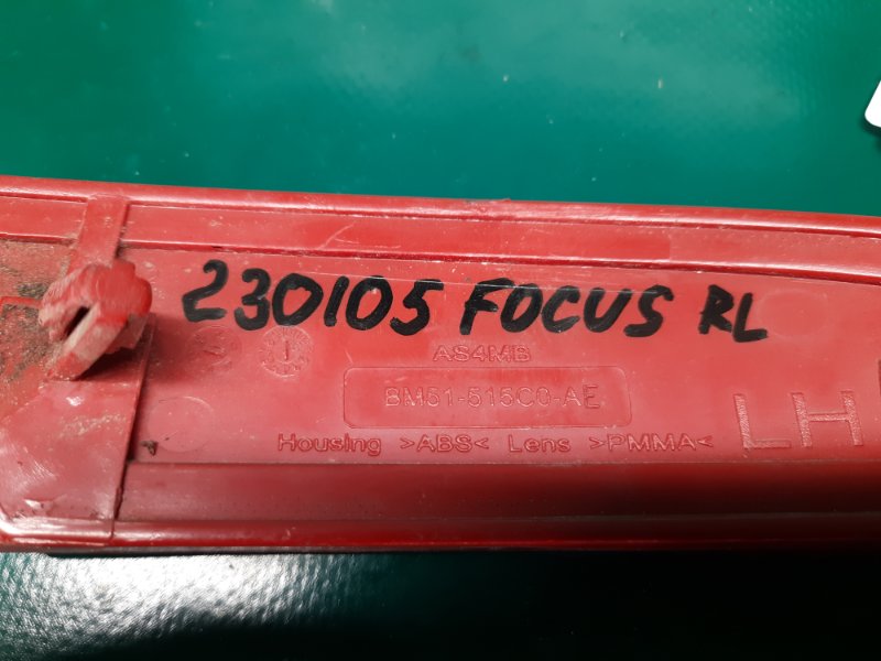 Катафот L левый задний FORD FOCUS 10-18 Хетчбек 2.0 C20HDEX