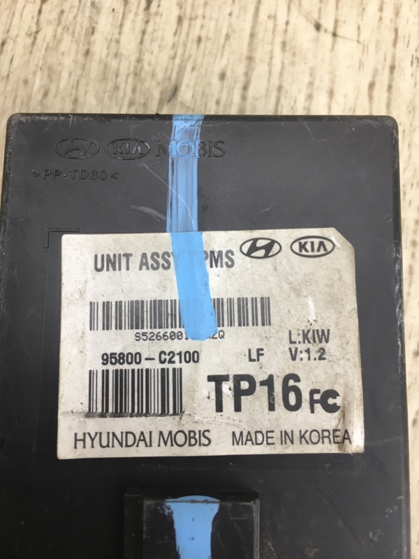 Блок управления дав.в шинах SONATA LF 2014- 2015 LF 2.4 G4KJ