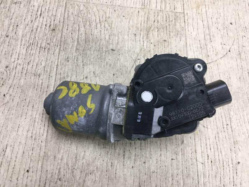 Моторчик стеклоочистителя передний HYUNDAI SONATA LF 2014- 2015 LF 2.4 G4KJ 98110C2000 Б/У