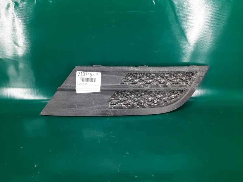 Заглушка ПТФ правая VOLKSWAGEN JETTA USA 10-17 2017 Седан 1.4L TSI I-4 Turbocharged 5C6 853 666 G 9B9 Б/У