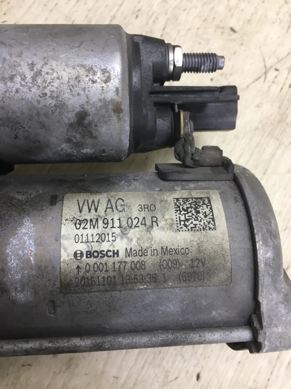 Стартер JETTA USA 10-17 2016 162 1.4 CZTA