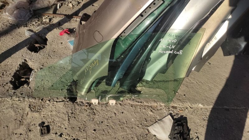 Стекло двери переднее левое HONDA ACCORD CU8 / TSX 08-14 73350-TL0-E20 Б/У