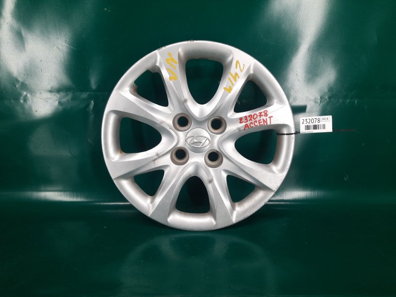 Колпак колесный HYUNDAI ACCENT RB 10- 2011 1.6L 4 52960-1R000 Б/У