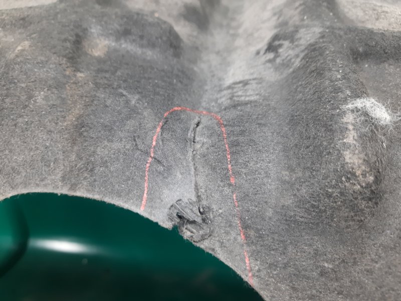 Подкрылок задний правый JETTA USA 10-17 2017 Седан 1.4L TSI I-4 Turbocharged