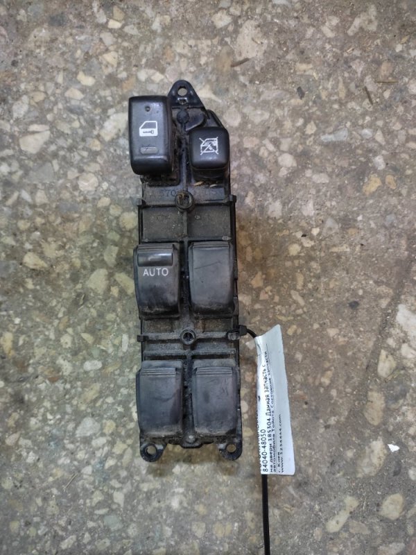 Блок управления стеклоподъемниками передний левый TOYOTA HIGHLANDER 01-07 2003 MCU25 3.0 1MZFE 84040-48050 Б/У