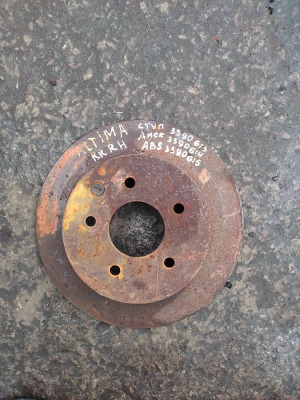 Тормозной диск задний NISSAN ALTIMA L33 12-18 L33 43206-JA00B Б/У