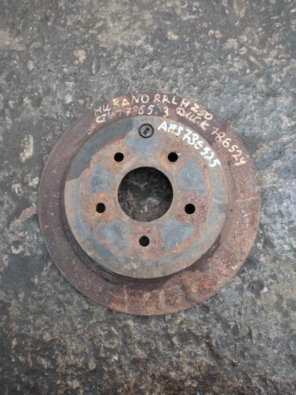 Тормозной диск задний NISSAN MURANO Z50 02-07 43206-CA000 Б/У