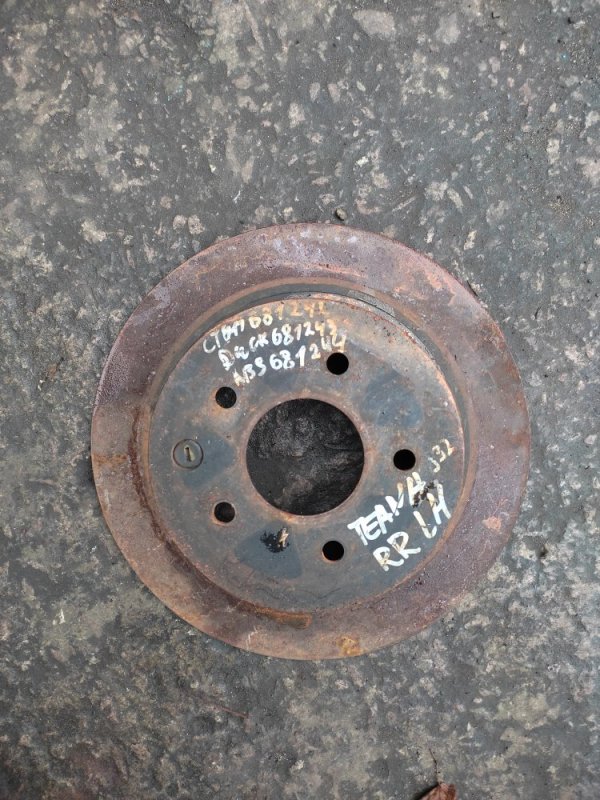 Тормозной диск задний NISSAN TEANA J32 08-14 43206-9W000 Б/У