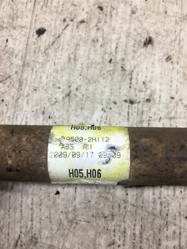 Привод передний передний правый ELANTRA HD 06-11 2008 HD 2.0 G4GC