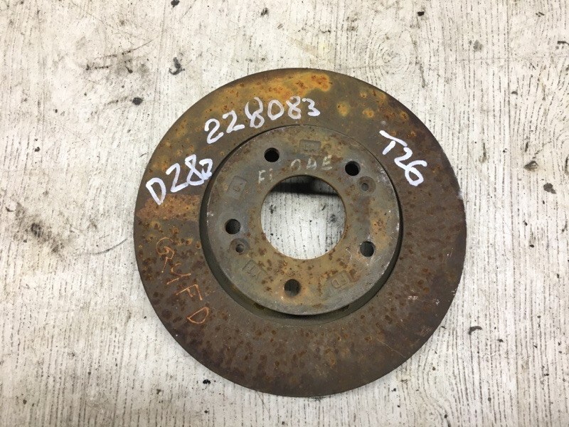 Запчасть тормозной диск передний передний левый HYUNDAI I30 FD 07-12 FD 517121H100 Б/У Тормозной диск передний передний левый HYUNDAI I30 FD 07-12 FD 517121H100 Б/У