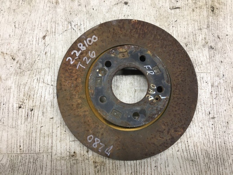 Запчасть тормозной диск передний передний правый HYUNDAI I30 FD 07-12 FD 517121H100 Б/У Тормозной диск передний передний правый HYUNDAI I30 FD 07-12 FD 517121H100 Б/У