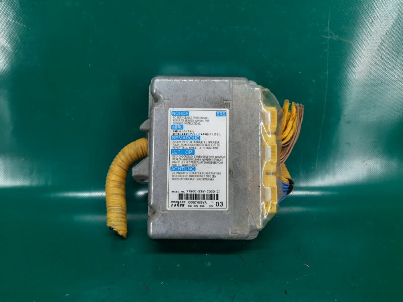 Блок управления AIRBAG ACURA MDX (YD1) 00-06 2004 Внедорожник 3.5 77960-S3V-C03 Б/У