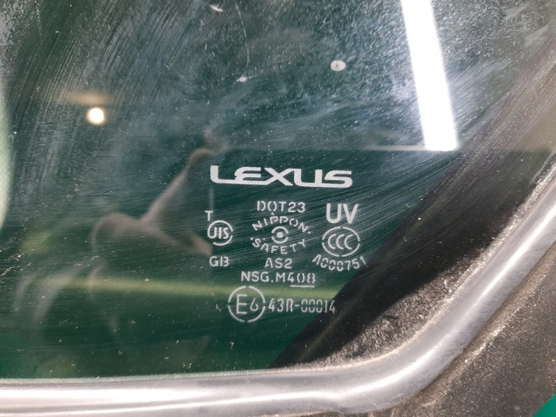 Стекло двери глухое заднее левое GS350 GS300 05-11 2008 Седан 3.5 2GR-FSE