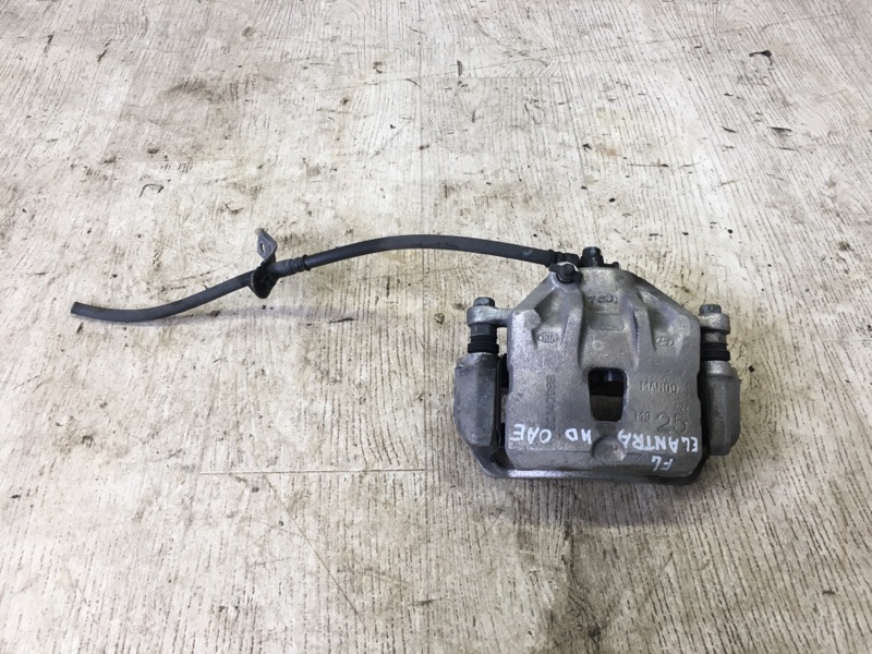 Суппорт тормозной передний левый HYUNDAI ELANTRA HD 06-11 2006-2010 HD 58110-2H300 Б/У