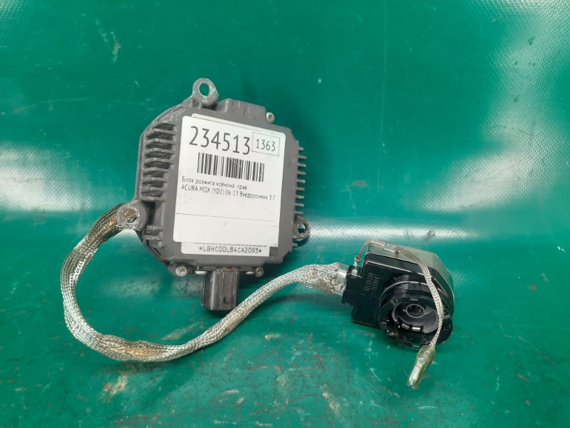 Блок розжига ксенона правый ACURA MDX (YD2) 06-13 2009 Внедорожник 3.7 J37A1 33129-STX-A01 Б/У
